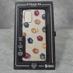 Y8. Coach New York Case‎ For Samsung Galaxy S20+ (Plus) Peony Rainbow Clear